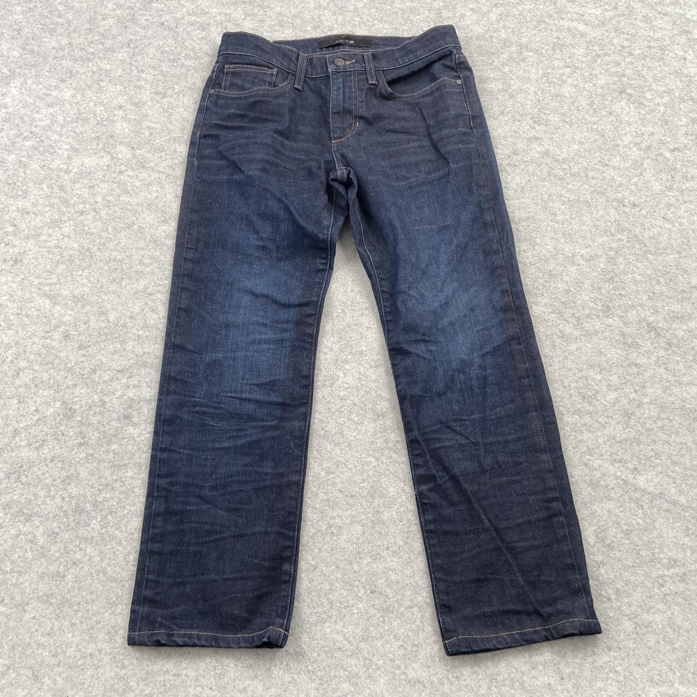 Joe's Barry Jeans Mens 30 (30x25) Blue Dark Wash Slim Straight Stretch Denim